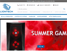 Tablet Screenshot of liontech.se